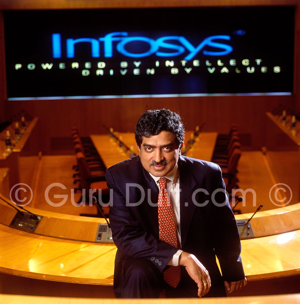 nandan nilekani ceo portrait